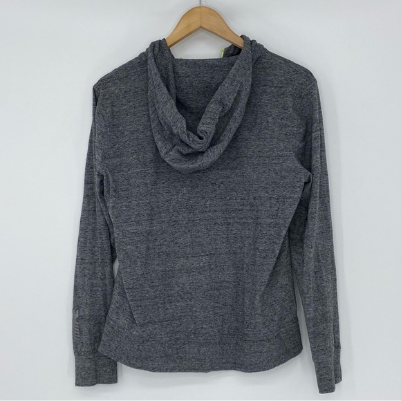 AE Flex Gray with Green/Yellow Zipper Athletic Zip Hoodie Men's size small - Picture 4 of 16